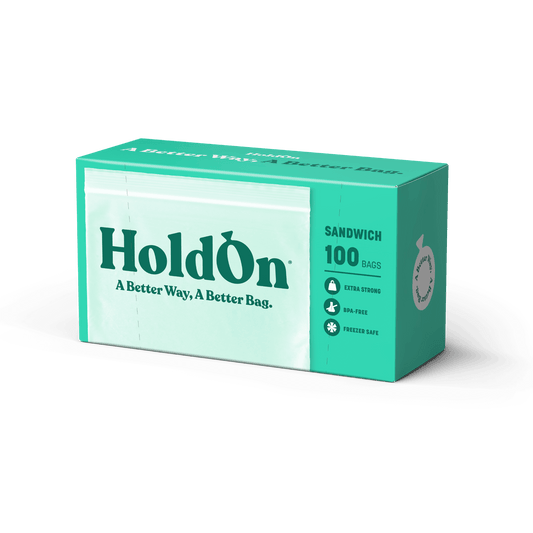 HoldOn Compostable Zipseal Sandwich Bags